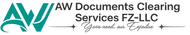 AW Documents Clearing Services FZ-LLC logo – document clearing services Dubai